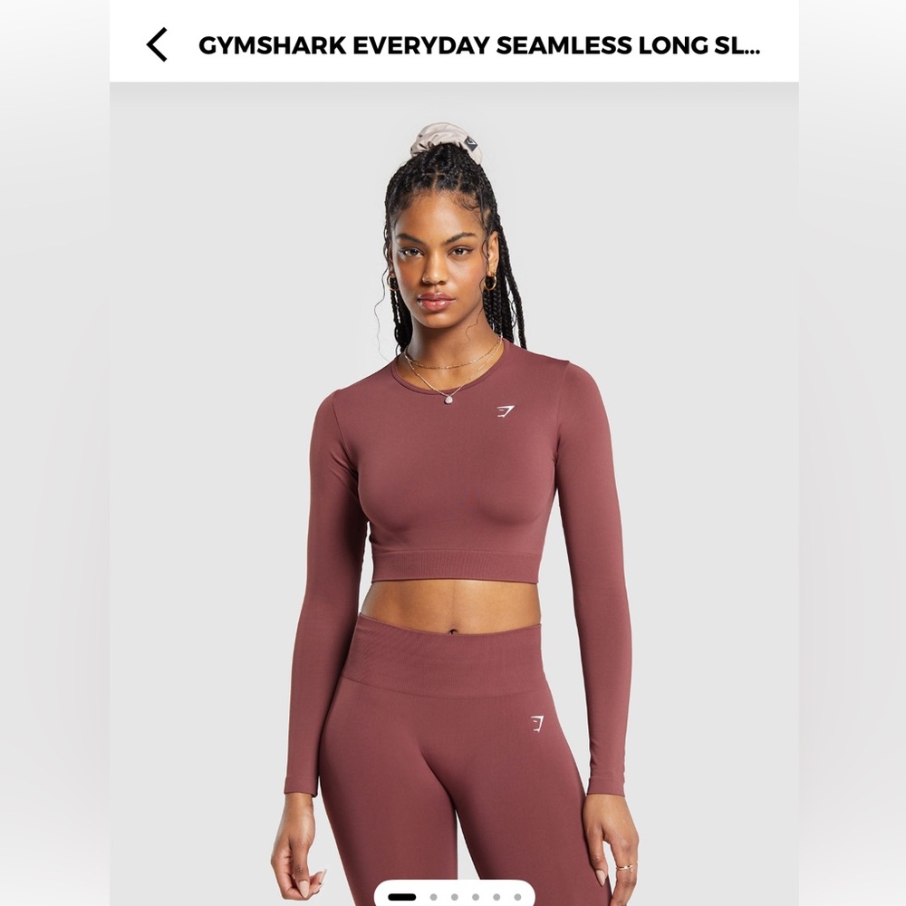 Gymshark Everyday Seamless Long Sleeve Crop Top